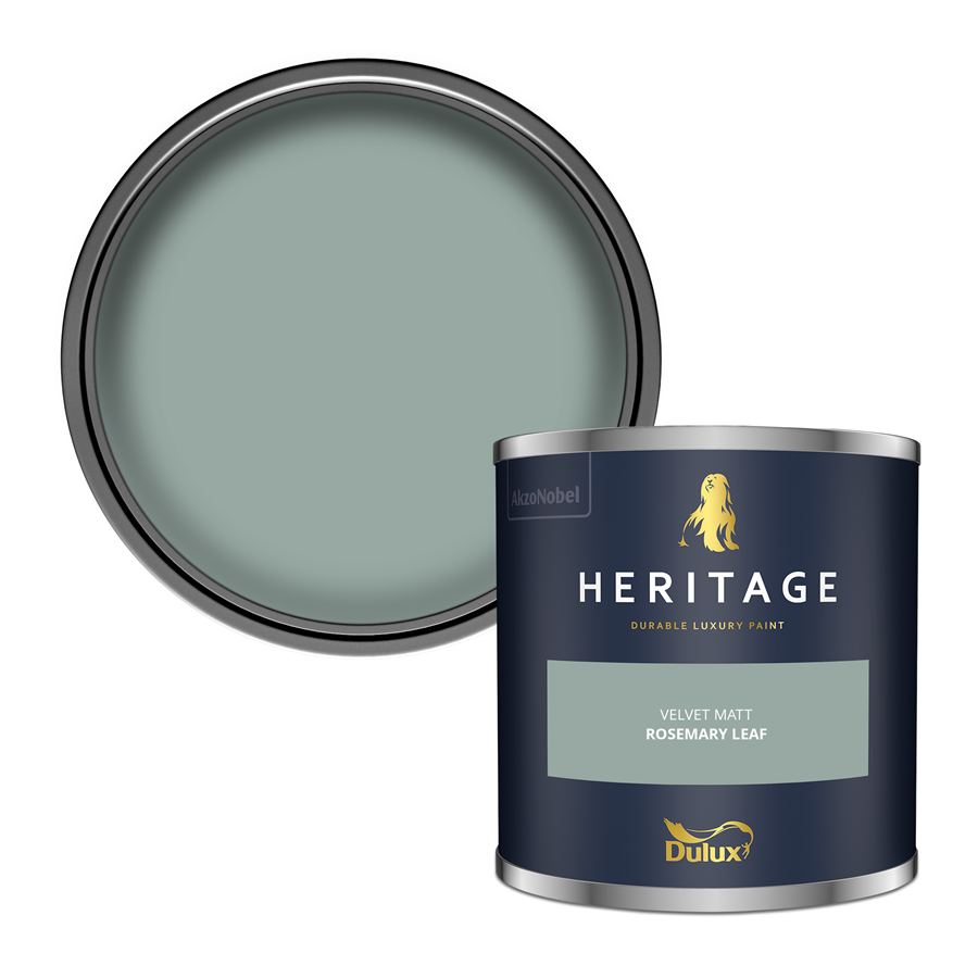 Dulux Heritage Rosemary Leaf Paint – Luxury Interior Matt & Eggshell – Decor Express UK