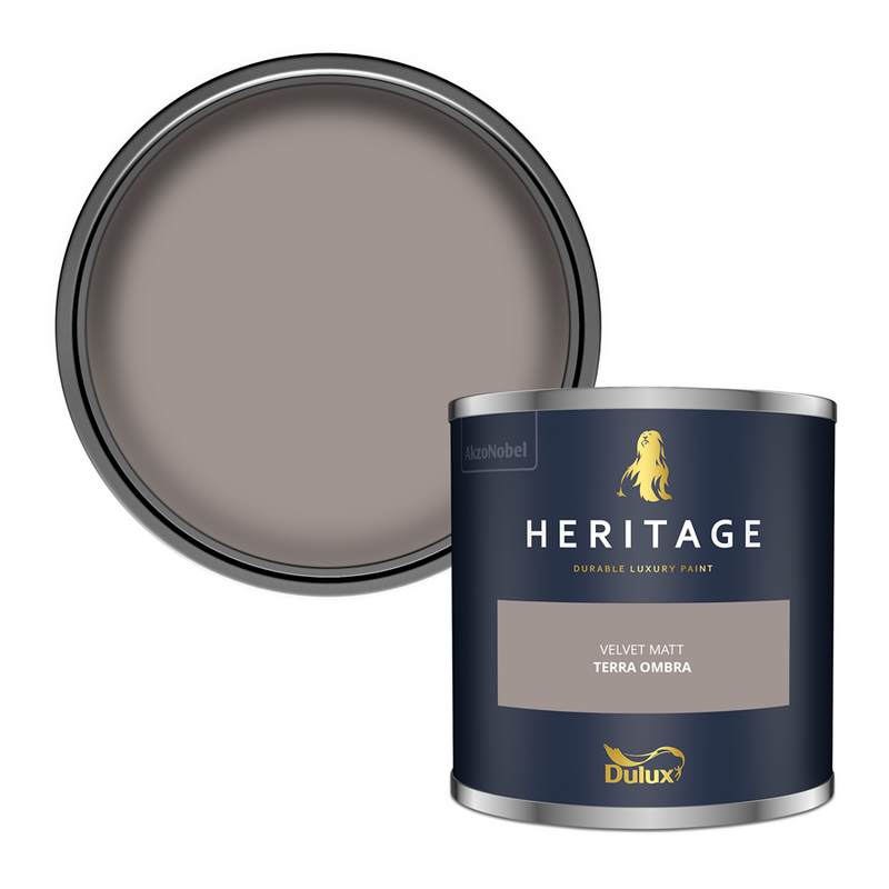 Dulux Heritage Colour Tester Terra Ombra 125ML