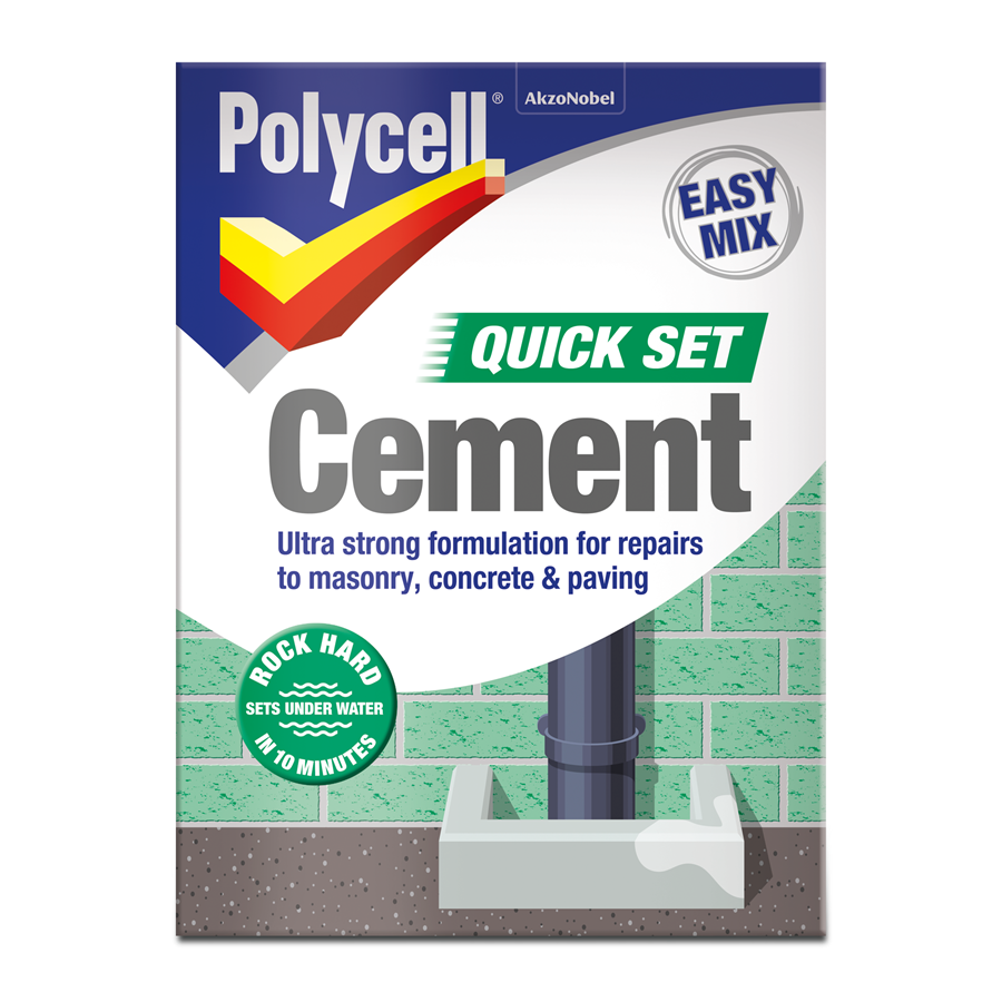 Polycell Quick Set Cement Filler 2KG – Product Image | Decor Express, Clapham & Richmond, London