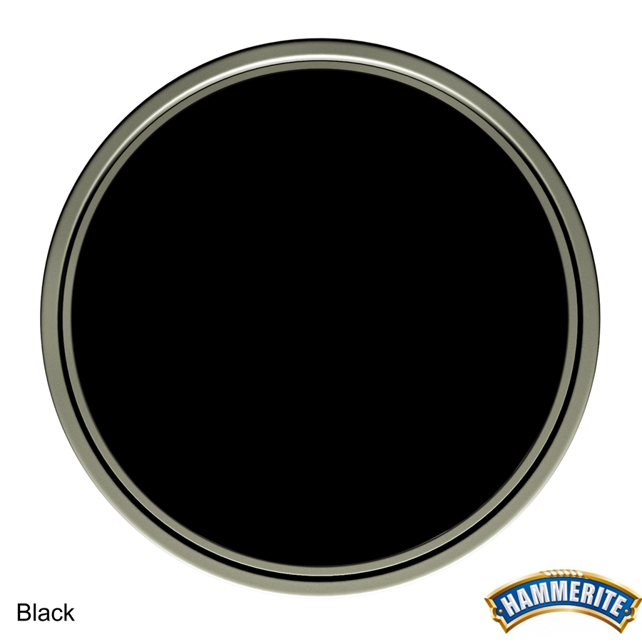 Hammerite Direct to Rust Satin Metal Paint Black