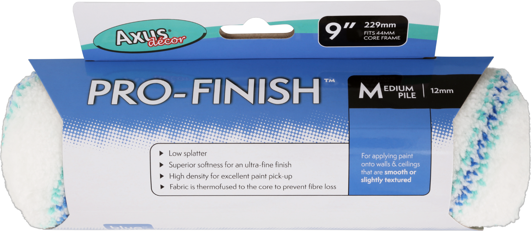 Axus Blue Pro-Finish Roller Sleeve Medium