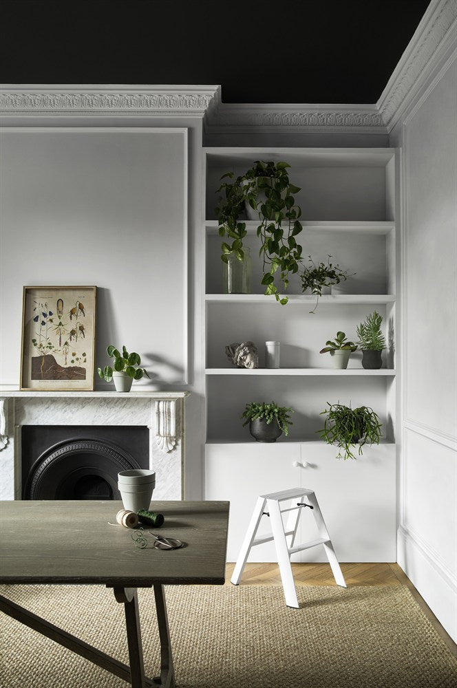 Paint & Paper Library New Black 126 lifestyle – Clean White and New Black