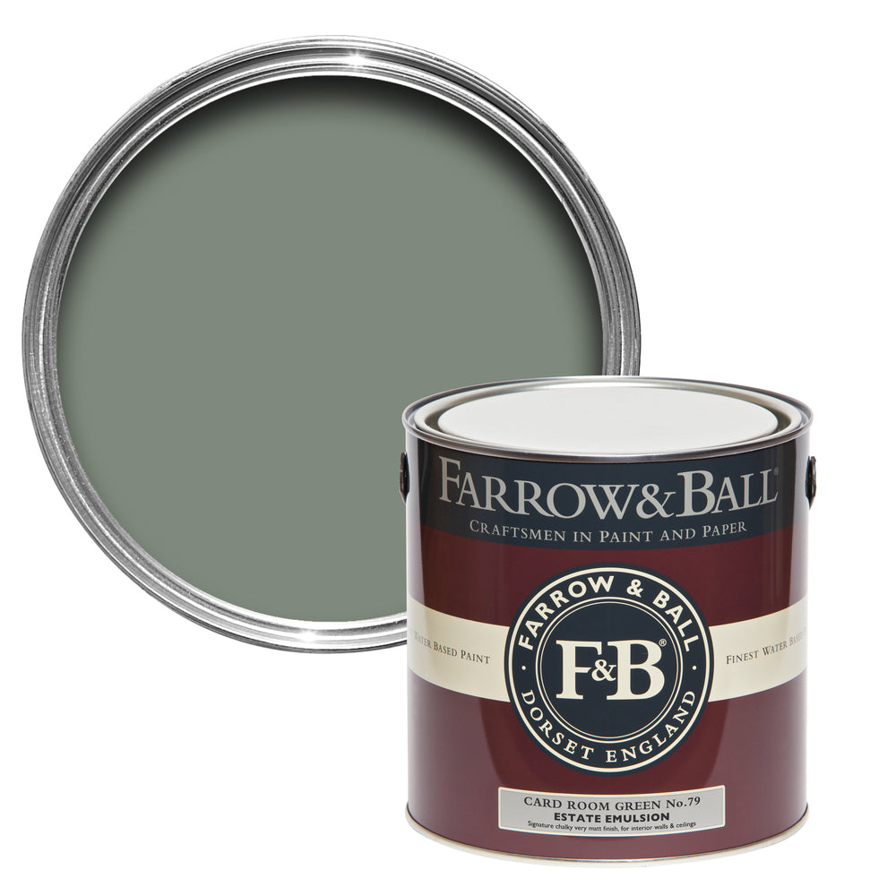 Farrow & Ball Card Room Green 79 paint - colour swatch photo by Decor Express
