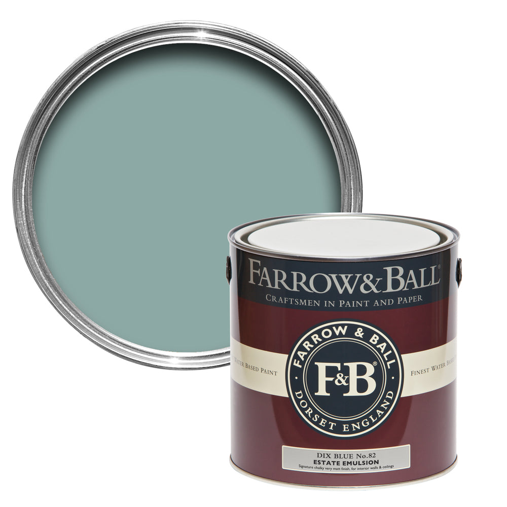 Farrow & Ball Dix Blue 82 paint - colour swatch photo by Decor Express