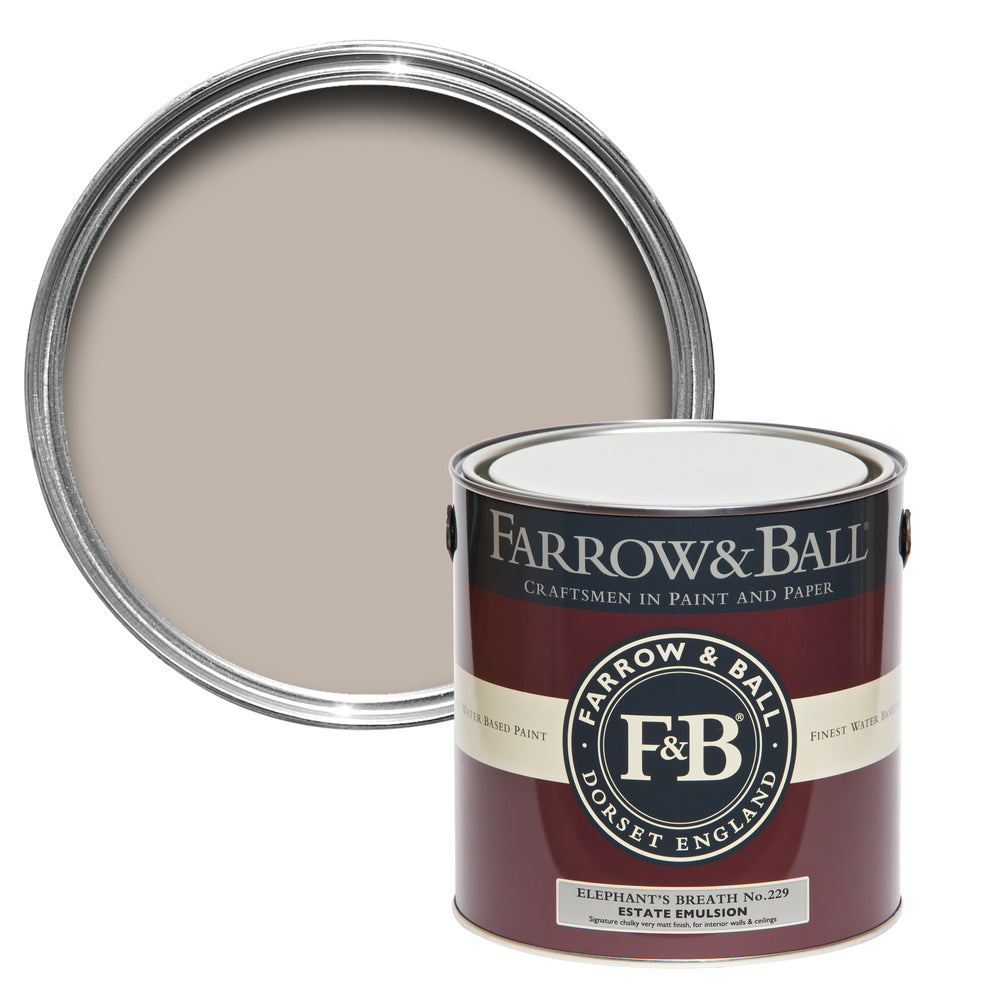 Farrow & Ball Elephants Breath 229 paint - colour swatch photo by Decor Express