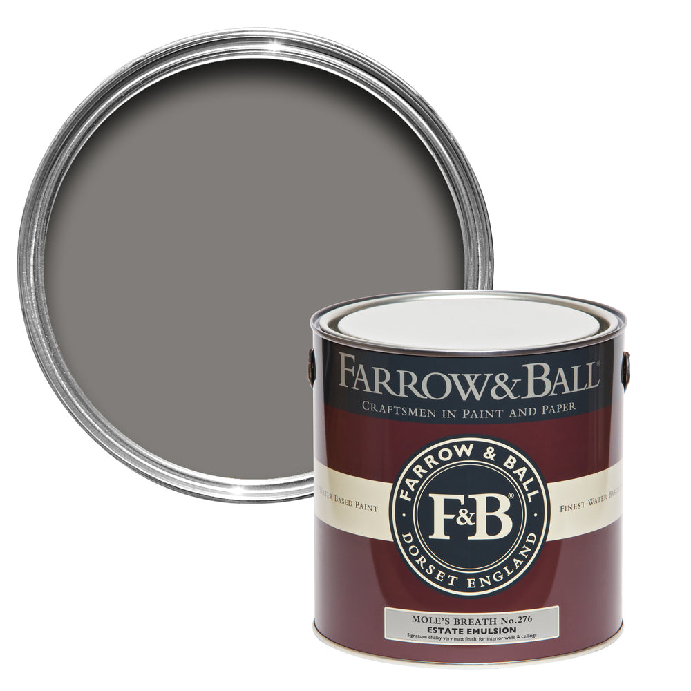 Farrow & Ball Mole's Breath 276 paint - colour swatch photo by Decor Express