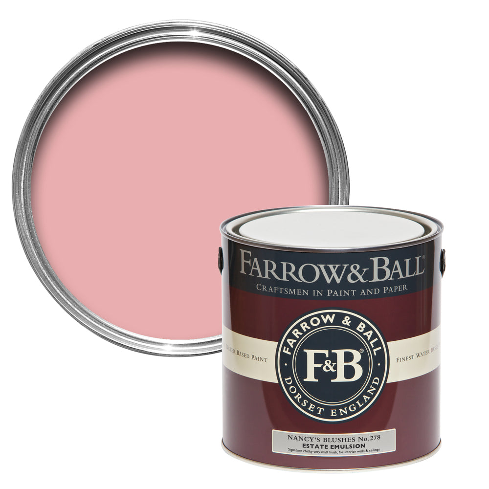 Farrow & Ball Nancy's Blushes 278 paint - colour swatch photo by Decor Express