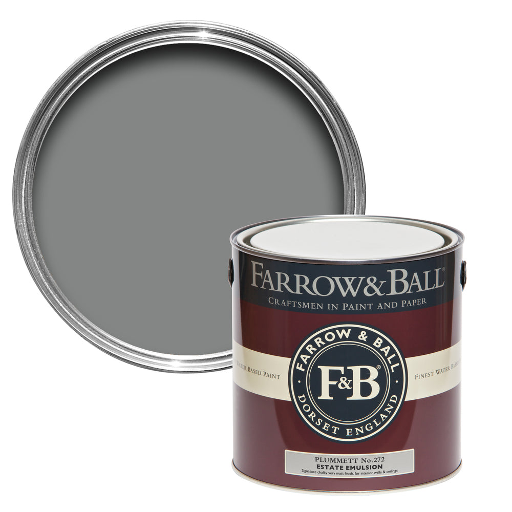 Farrow & Ball Plummett 272 paint - colour swatch photo by Decor Express