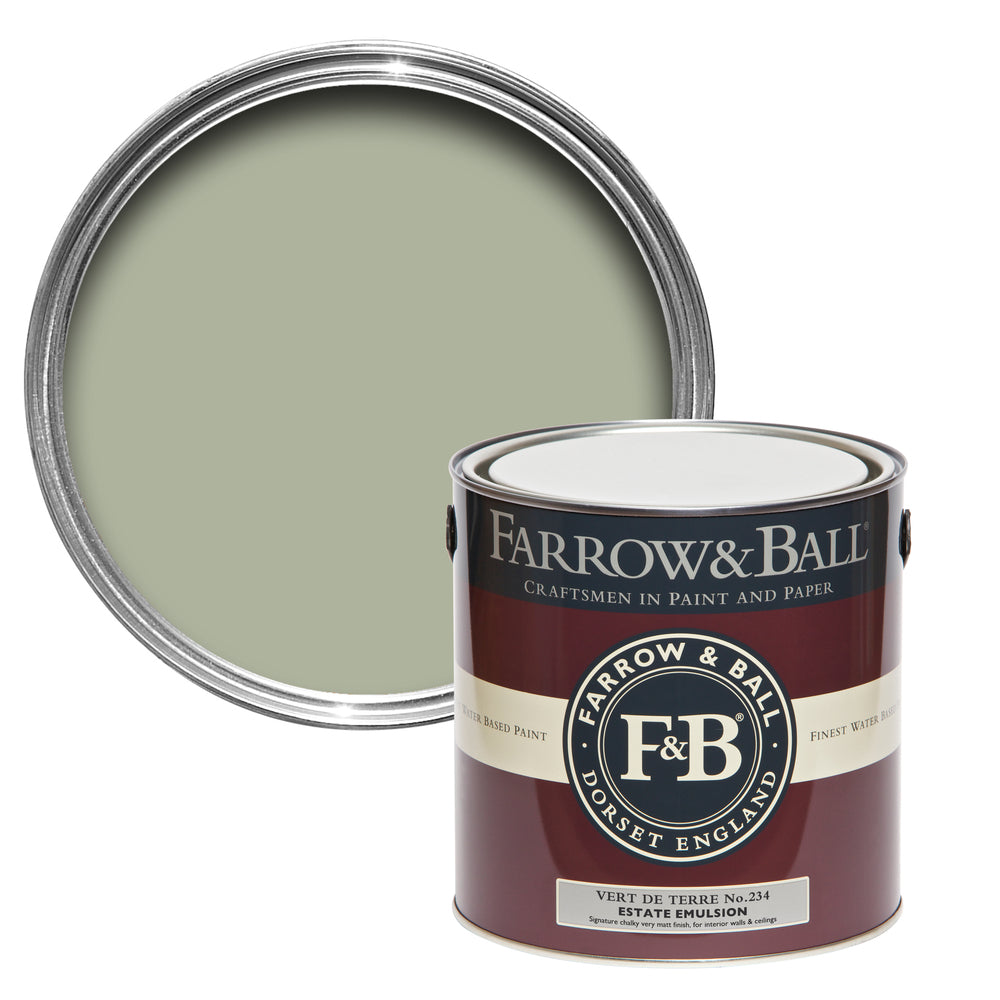 Farrow & Ball Vert De Terre 234 paint - colour swatch photo by Decor Express