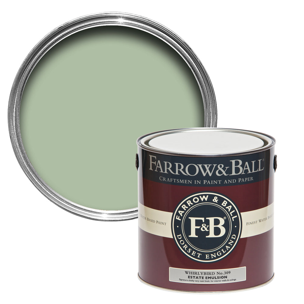 Farrow & Ball Whirlybird 309 paint - colour swatch photo by Decor Express