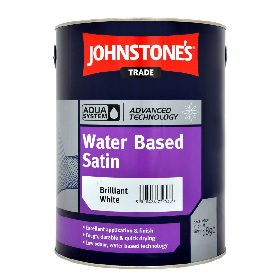 Johnstones Trade Aqua Satin Brilliant White