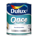 Dulux Once Eggshell Paint Pure Brilliant White