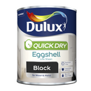 Dulux Quick Dry Eggshell Black paint 