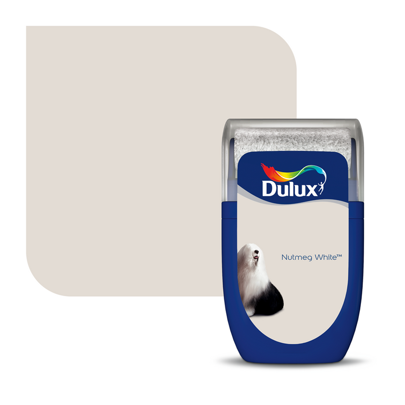 Dulux Roller Tester Nutmeg White 30ml