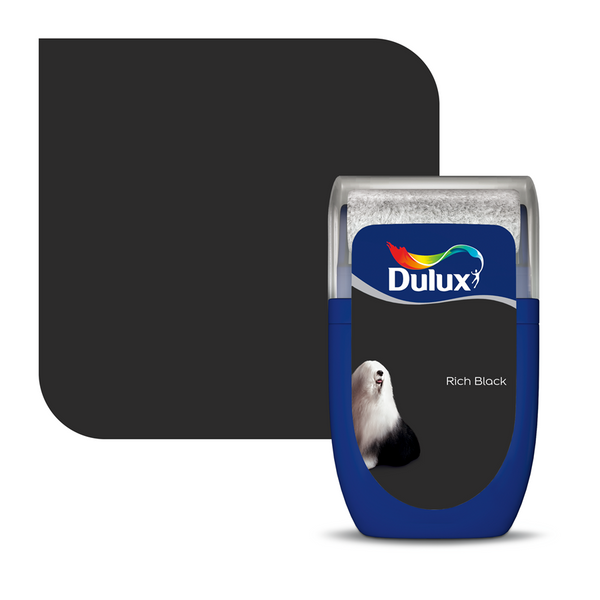 Dulux Roller Tester Rich Black 30ml