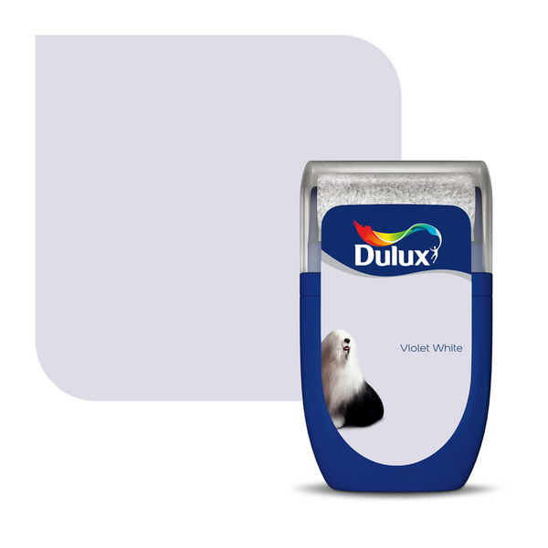 Dulux Roller Tester Violet White 30ml