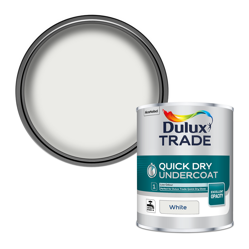Dulux Trade Quick Dry Undercoat White 1L