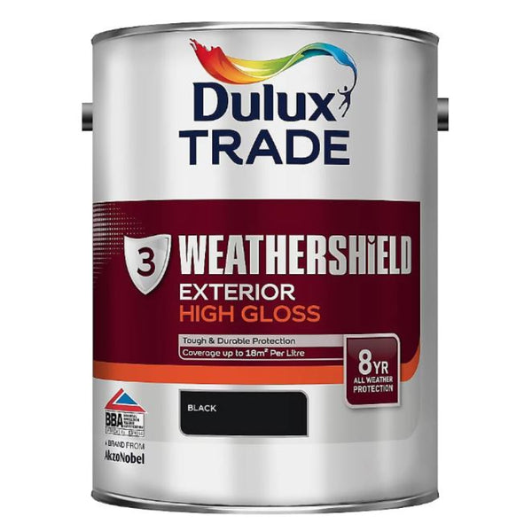 Dulux Trade Weathershield Gloss Black