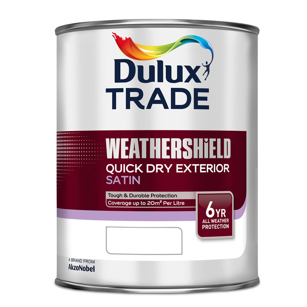 Dulux Trade Weathershield Quick Drying Satin - TINTED Colour