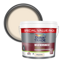 Dulux Trade Weathershield Smooth Masonry Magnolia 7.5L Buy Online at Decor Express, Clapham and Richmond, London