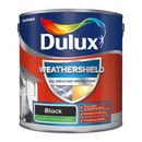 Dulux Weathershield Smooth Masonry Paint Black 2.5L