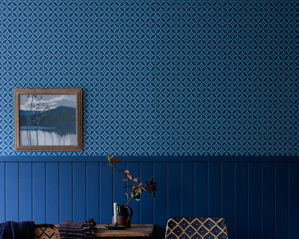 Farrow & Ball Achard Wallpaper room inspiration 3