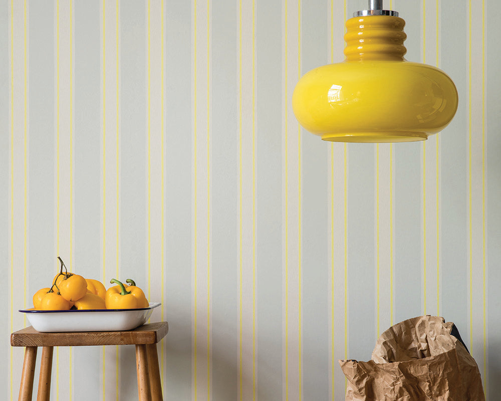 Farrow & Ball Block Print Stripe Wallpaper room inspiration 3