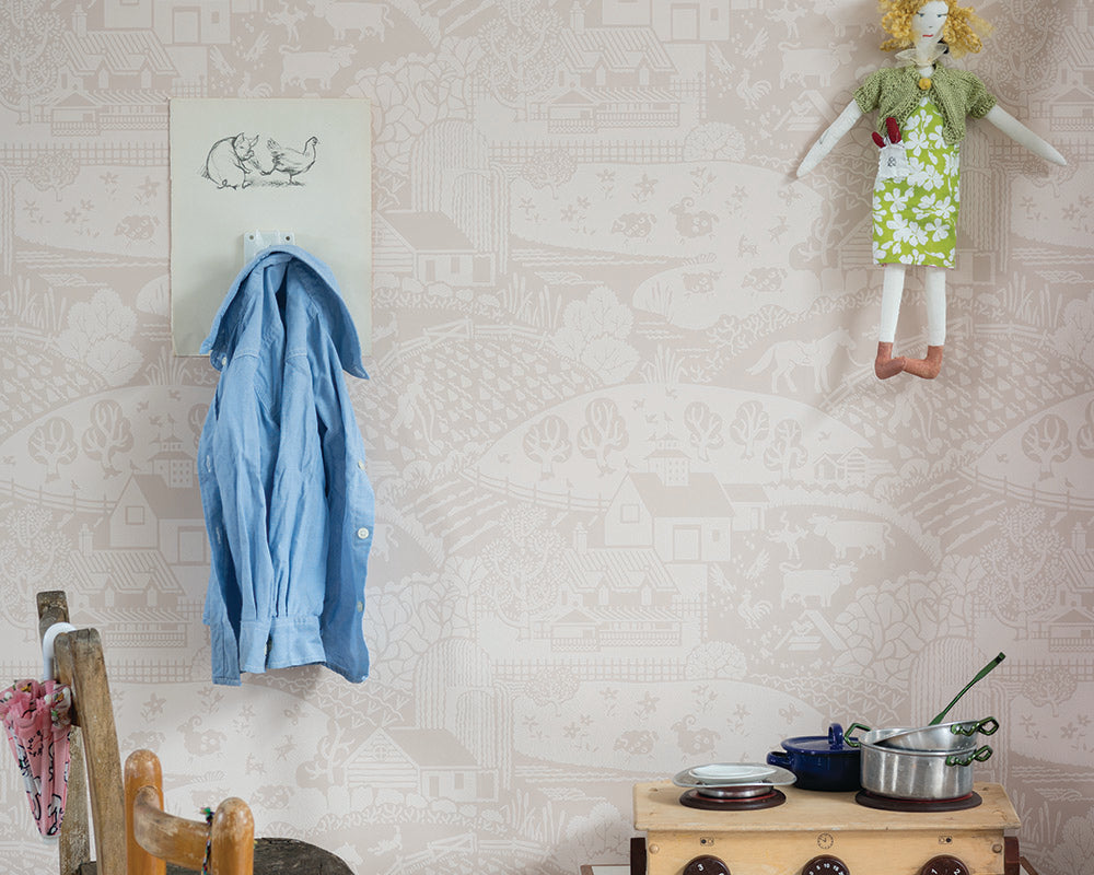 Farrow & Ball Gable Wallpaper room inspiration 3