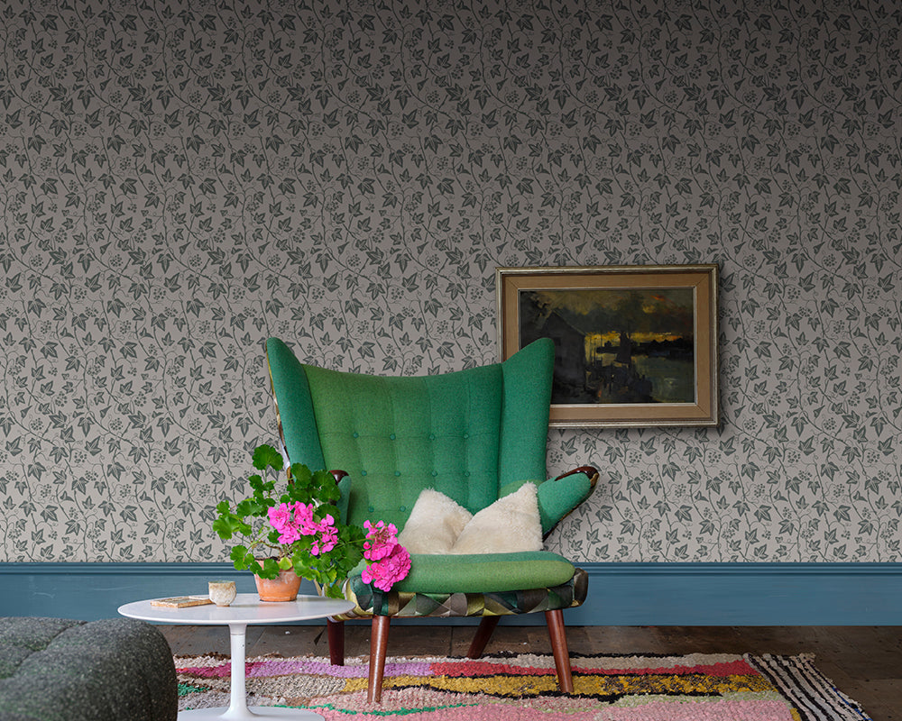 Farrow & Ball Ivy Wallpaper room inspiration 2