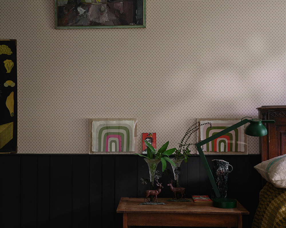 Farrow & Ball Polka Square Wallpaper room inspiration 2