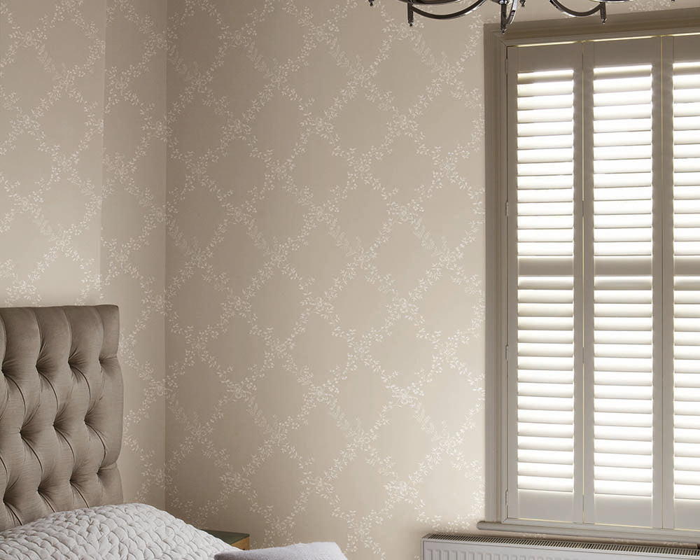 Farrow & Ball Toile Trellis Wallpaper room inspiration 2