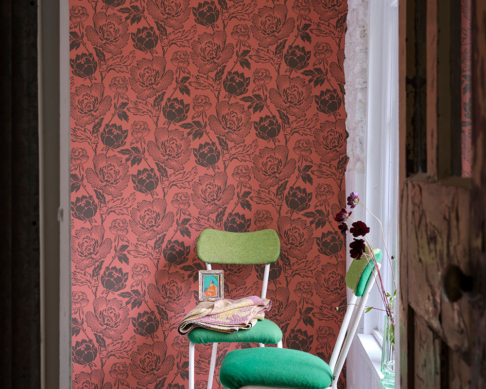 Farrow & Ball Peony Wallpaper room inspiration 3