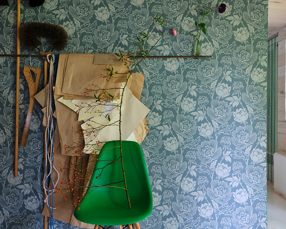 Farrow & Ball Peony Wallpaper room inspiration 2