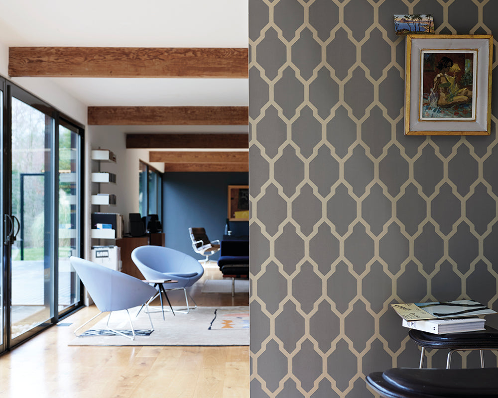 Farrow & Ball Tessella Wallpaper room inspiration 2