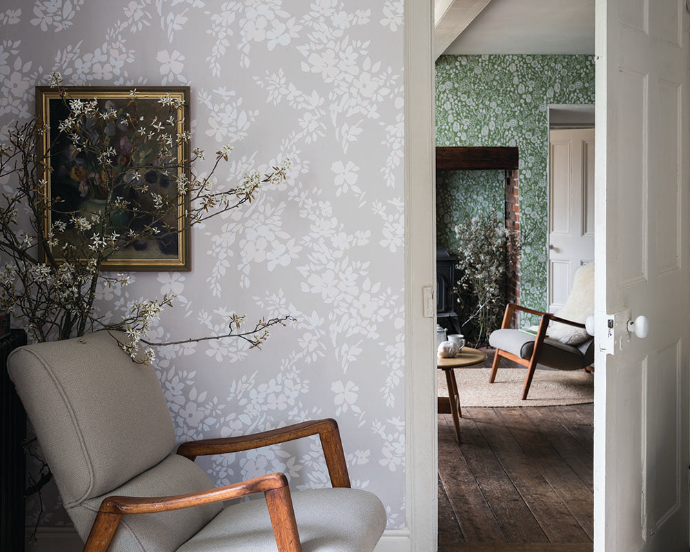 Farrow & Ball Hegemone Wallpaper room inspiration 3