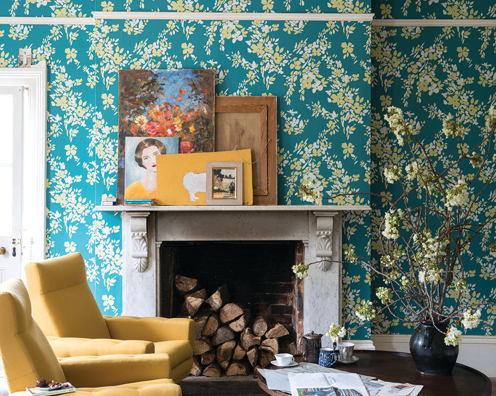 Farrow & Ball Hegemone Wallpaper room inspiration 2