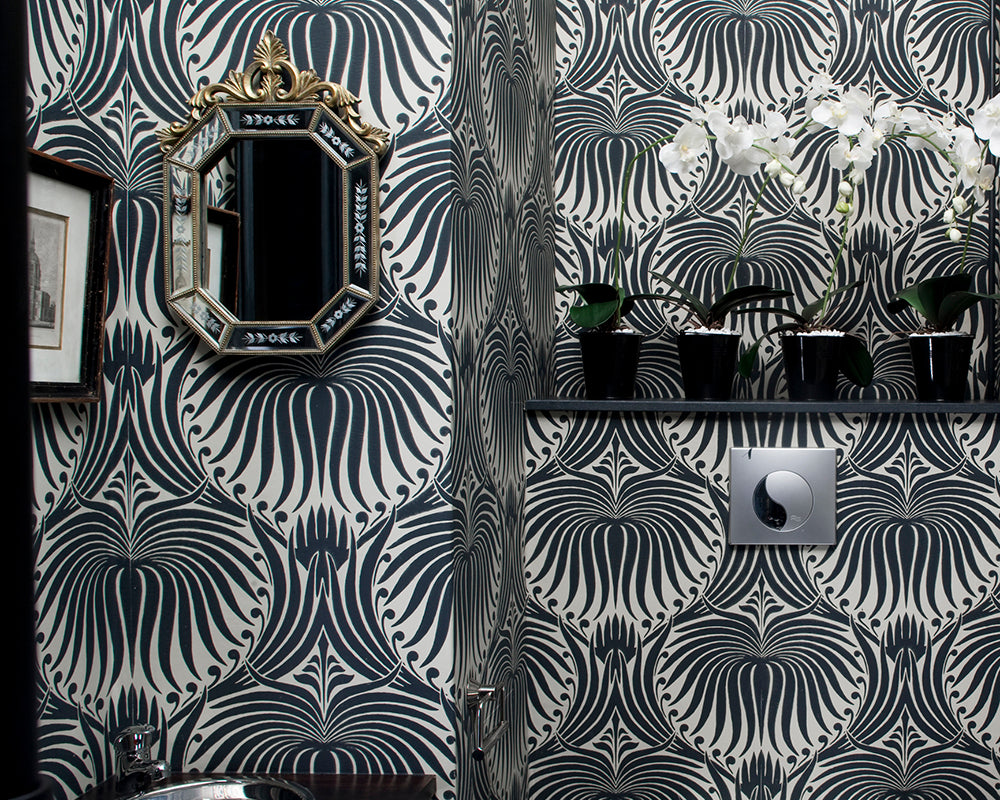 Farrow & Ball Lotus Wallpaper room inspiration 2