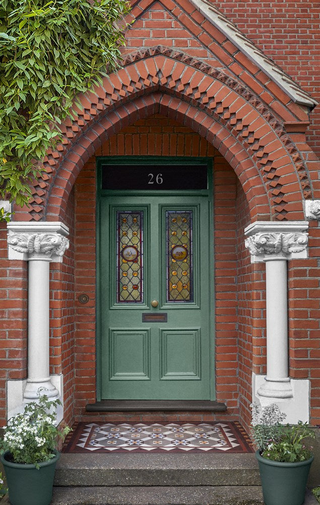Paint & Paper Library Iguana 551 lifestyle – Iguana 551, Copper Beech 314, Clean White 101, Nori 590