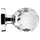 Faceted Glass Mortice Knobs JH5255PC