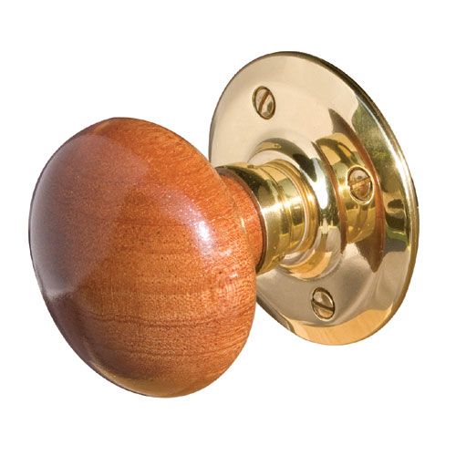 Dark Wood Mortice Knob JKA60MPB/P