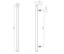 T Bar Cabinet Handle