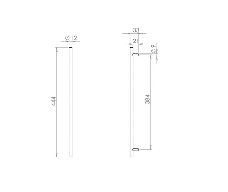 T Bar Cabinet Handle