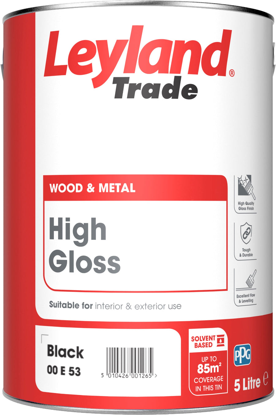 Leyland High Gloss Black 5L