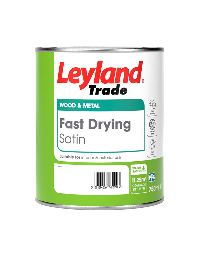 Leyland Trade Fast Drying Satin 2.5L - TINTED Colour