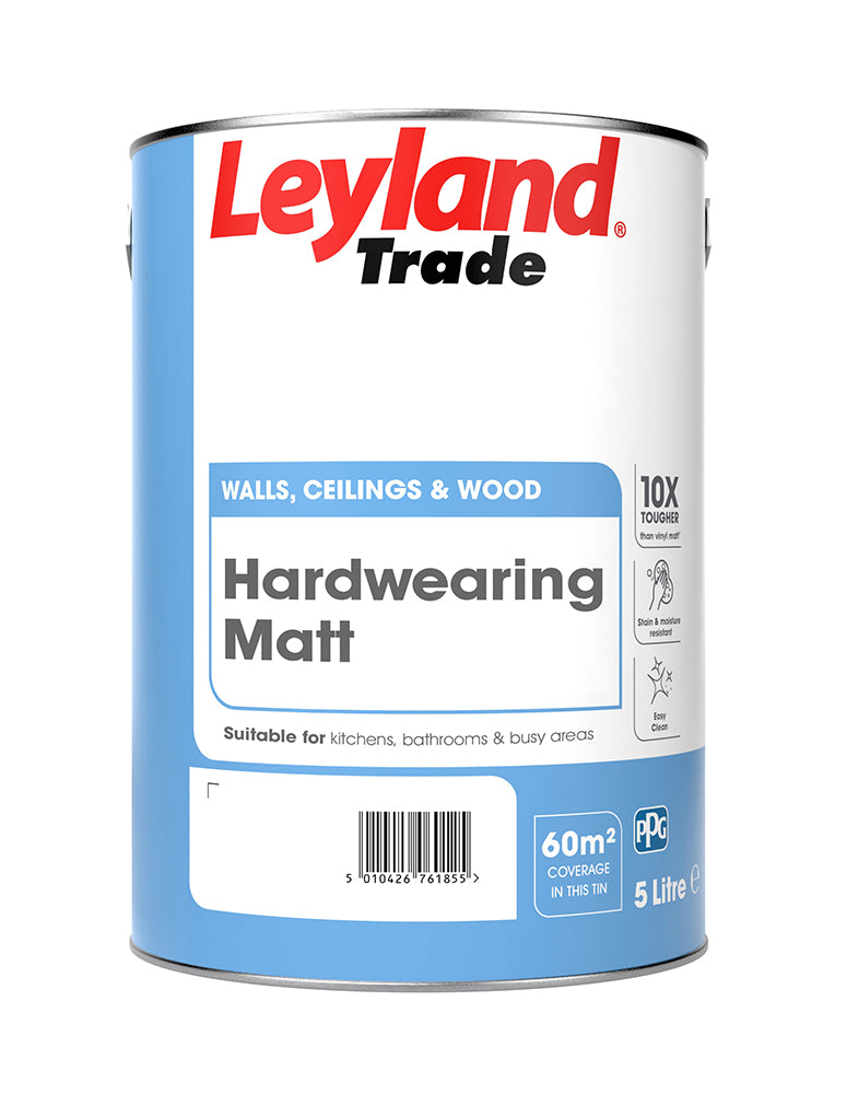 Leyland Trade Hardwearing Matt - TINTED Colour