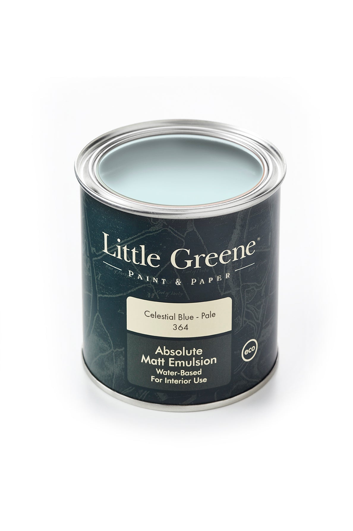 Little Greene Celestial Blue Pale 364 lifestyle image