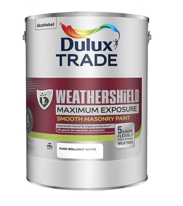 Dulux Trade Weathershield  Maximum Exposure Smooth Pure Brilliant White