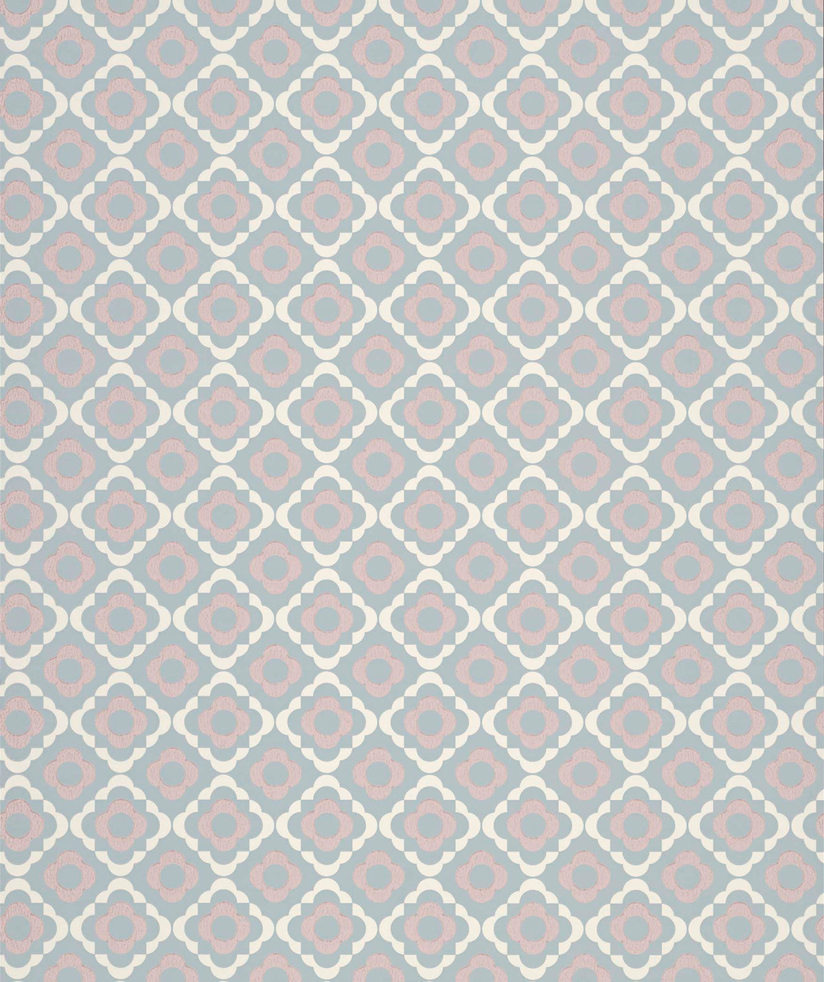 Paint & Paper Library Quatrefoil Porcelain wallpaper swatch