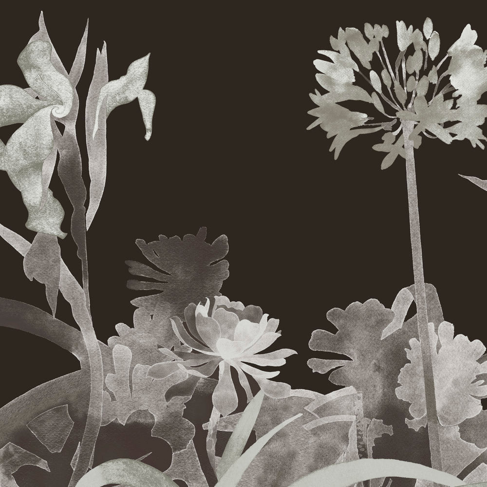 Paint & Paper Library Aloe Walk Perse Grey wallpaper swatch