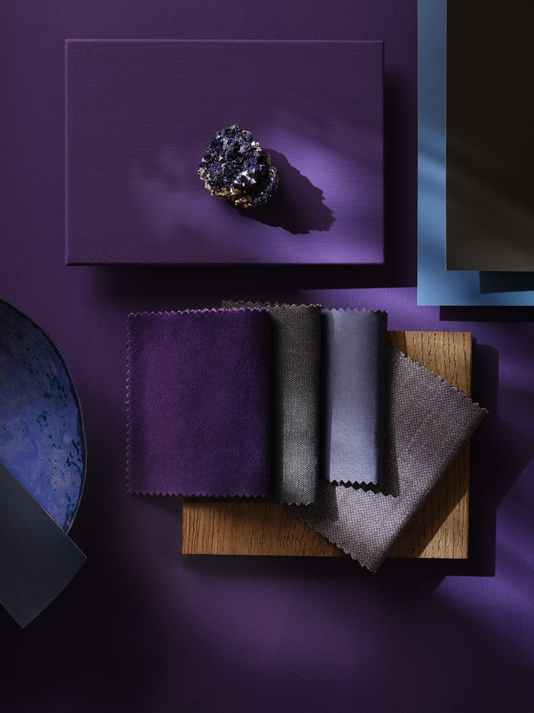 Paint & Paper Library Purple Azurite 715 lifestyle – Purple Azurite - Moodboard